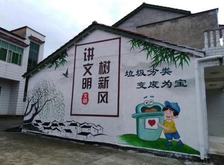 宣汉墙绘是现在流行的墙体广告