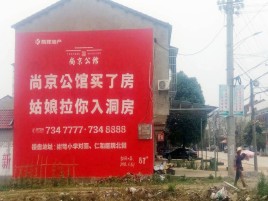 宣汉墙体广告在乡镇、农村市场的媒体优势
