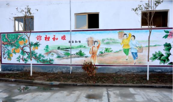 宣汉乡镇文化墙 乡风文明焕发新活力