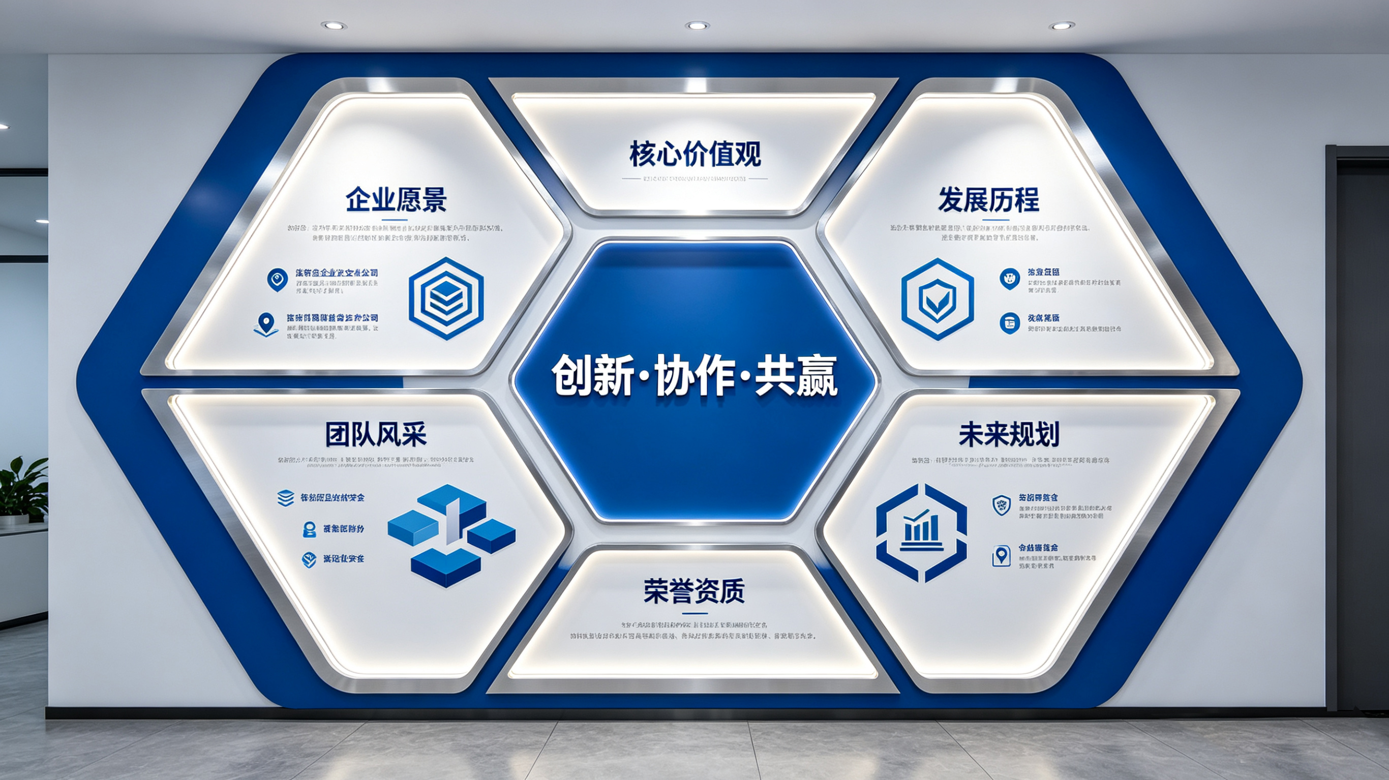 宣汉企业文化墙六边形避坑指南（新手常犯5个错误）